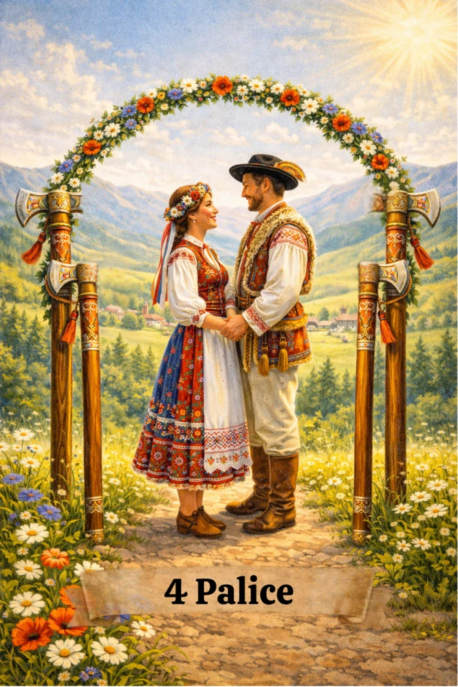 Folklórny tarot - autorský tarot